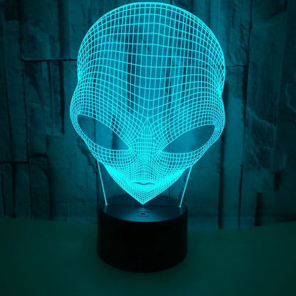 Mars-shaped 7-color 3D Touch Small Night Lamp